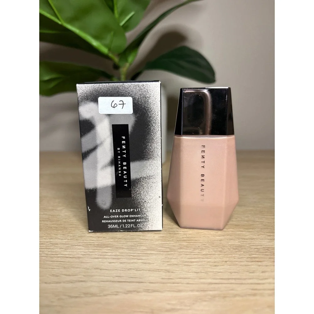 Fenty Beauty Eaze Drop'Lit All-Over Glow Enhancer Pink Pearl 01 1.22oz NEW